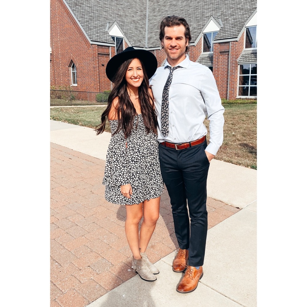 Billabong Smocked Floral Mini Dress